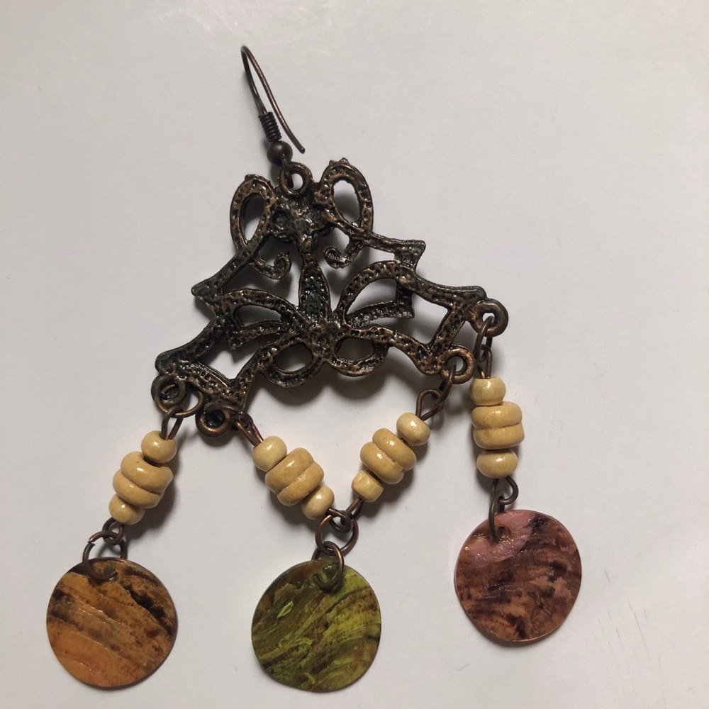 Beautiful Statement Drop Earrings - image 3